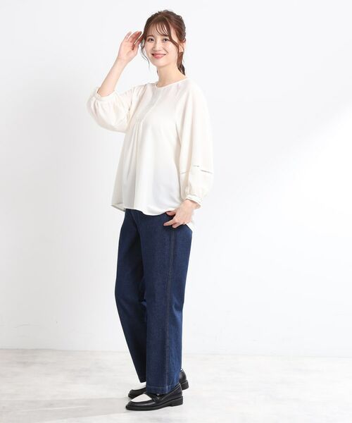 Reflect / リフレクト シャツ・ブラウス | 【E‐QUALITY／手洗い可】ピンタックブラウス | 詳細3