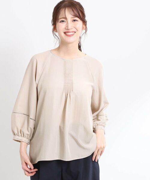 Reflect / リフレクト シャツ・ブラウス | 【E‐QUALITY／手洗い可】ピンタックブラウス | 詳細5