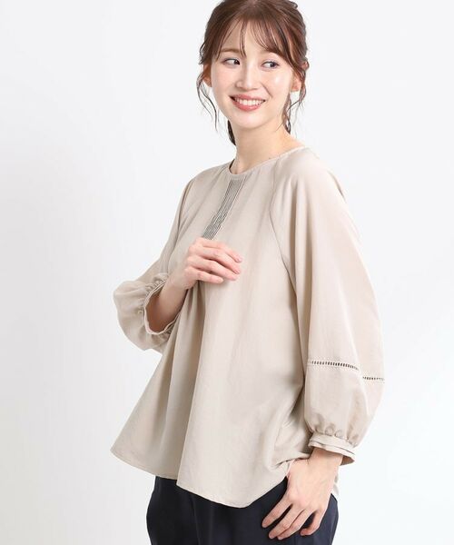 Reflect / リフレクト シャツ・ブラウス | 【E‐QUALITY／手洗い可】ピンタックブラウス | 詳細6