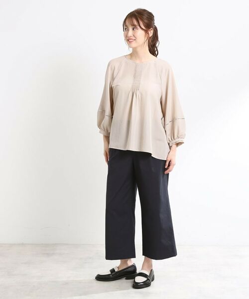 Reflect / リフレクト シャツ・ブラウス | 【E‐QUALITY／手洗い可】ピンタックブラウス | 詳細7