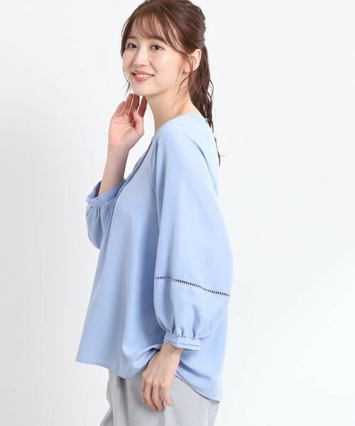 Reflect / リフレクト シャツ・ブラウス | 【E‐QUALITY／手洗い可】ピンタックブラウス | 詳細9