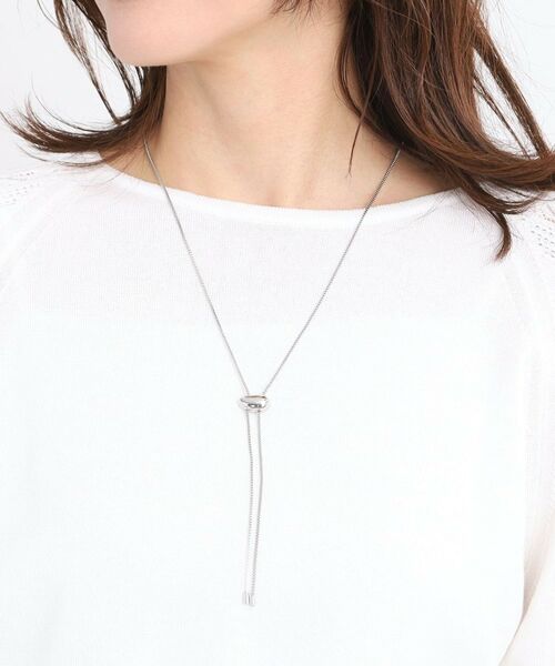 Reflect / リフレクト ネックレス・ペンダント・チョーカー | 【夏SALE／スライド式チェーン／長さ調節可】ビーンズY字ネックレス | 詳細3