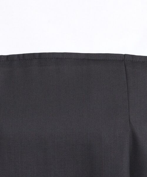 Reflect / リフレクト カットソー | 【マシンウォッシュ可能】レイヤード風ジャージブラウス | 詳細11