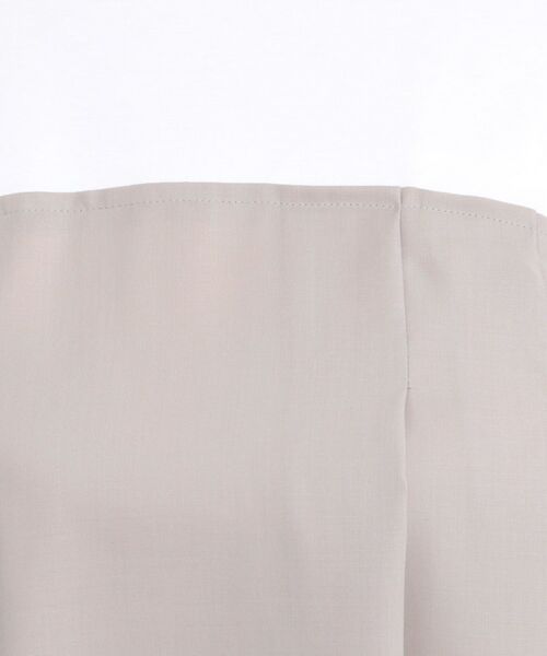 Reflect / リフレクト カットソー | 【マシンウォッシュ可能】レイヤード風ジャージブラウス | 詳細18