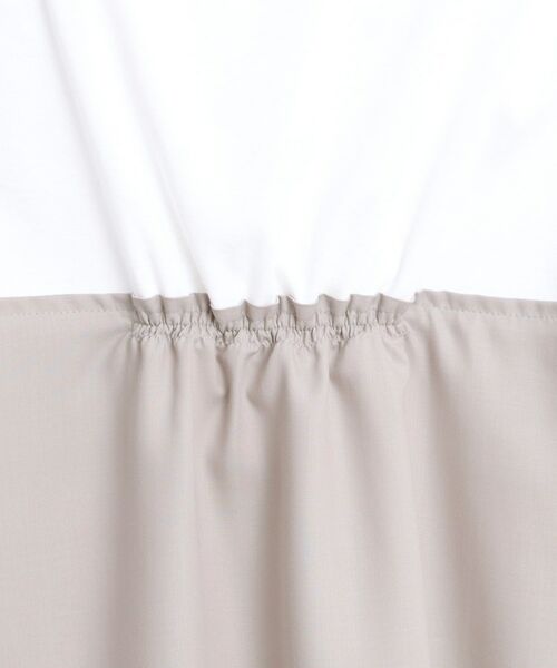 Reflect / リフレクト カットソー | 【マシンウォッシュ可能】レイヤード風ジャージブラウス | 詳細26