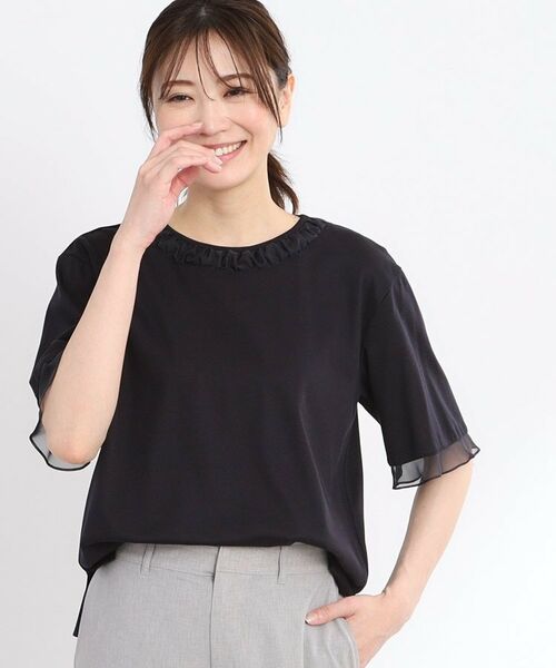 Reflect / リフレクト カットソー | 【洗える】キレイめジャージプルオーバー | 詳細13