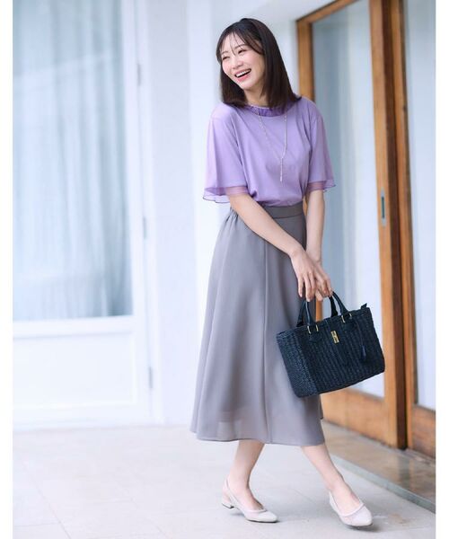 Reflect / リフレクト カットソー | 【洗える】キレイめジャージプルオーバー | 詳細3