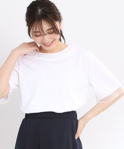 Reflect / リフレクト カットソー | 【洗える】キレイめジャージプルオーバー | 詳細5