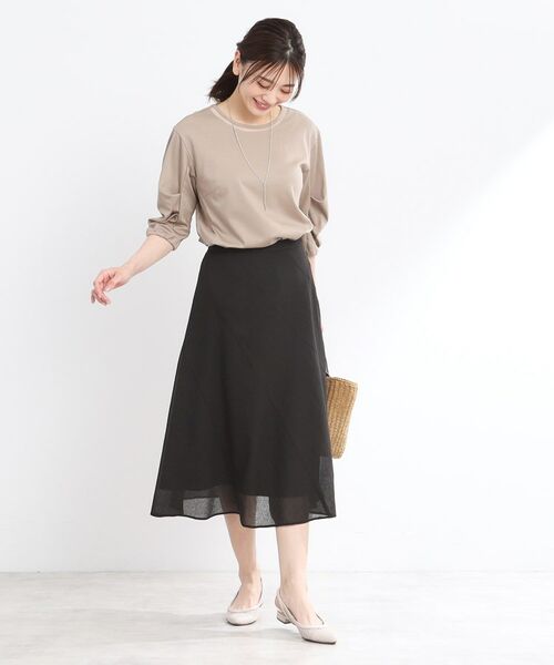 Reflect / リフレクト カットソー | 【腰周りカバー】すっきり見えAラインカットソー | 詳細11