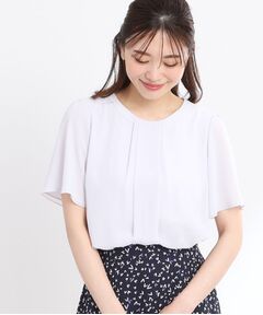 Reflect / リフレクト シャツ・ブラウス | 【UVカット／接触冷感／マシンウォッシュ可能】タックデザインブラウス