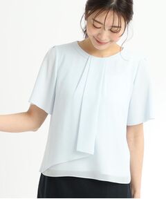 Reflect / リフレクト シャツ・ブラウス | 【UVカット／接触冷感／マシンウォッシュ可能】タックデザインブラウス