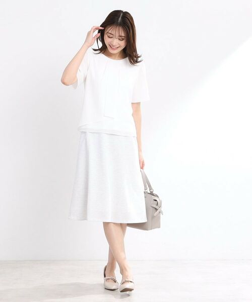 Reflect / リフレクト シャツ・ブラウス | 【UVカット/接触冷感/マシンウォッシュ可能】タックデザインブラウス | 詳細1