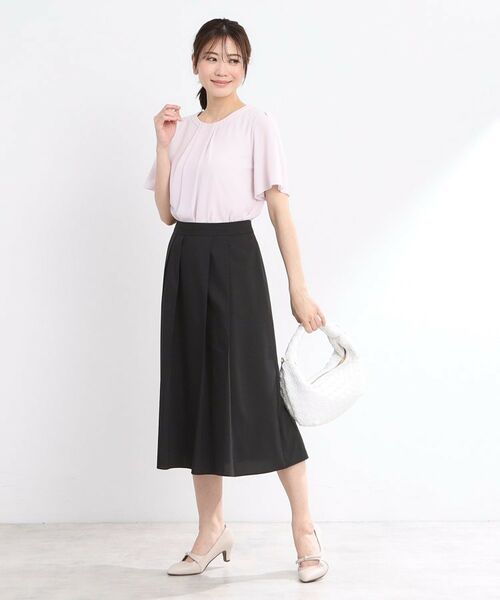 Reflect / リフレクト シャツ・ブラウス | 【UVカット/接触冷感/マシンウォッシュ可能】タックデザインブラウス | 詳細15