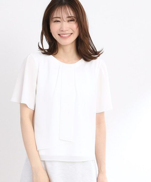 Reflect / リフレクト シャツ・ブラウス | 【UVカット/接触冷感/マシンウォッシュ可能】タックデザインブラウス | 詳細3