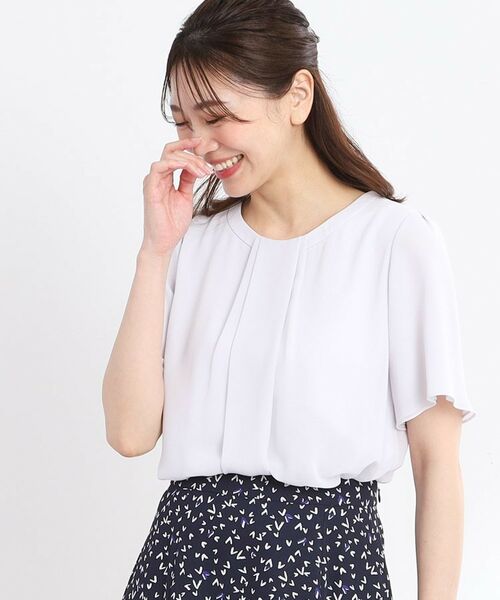 Reflect / リフレクト シャツ・ブラウス | 【UVカット/接触冷感/マシンウォッシュ可能】タックデザインブラウス | 詳細6