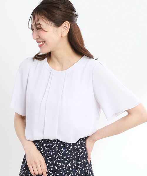 Reflect / リフレクト シャツ・ブラウス | 【UVカット/接触冷感/マシンウォッシュ可能】タックデザインブラウス | 詳細7