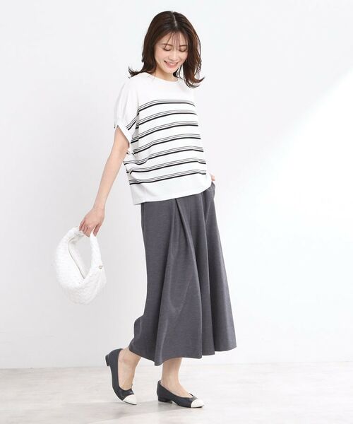 Reflect / リフレクト ニット・セーター | 【WEB先行カラーあり／手洗い可】スレッドボーダーニット | 詳細10