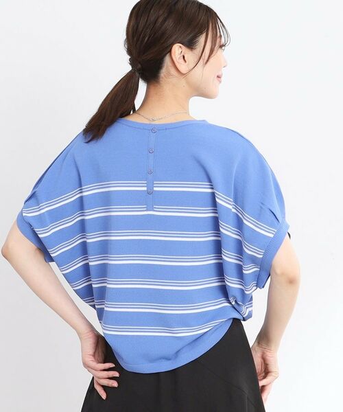 Reflect / リフレクト ニット・セーター | 【WEB先行カラーあり／手洗い可】スレッドボーダーニット | 詳細14