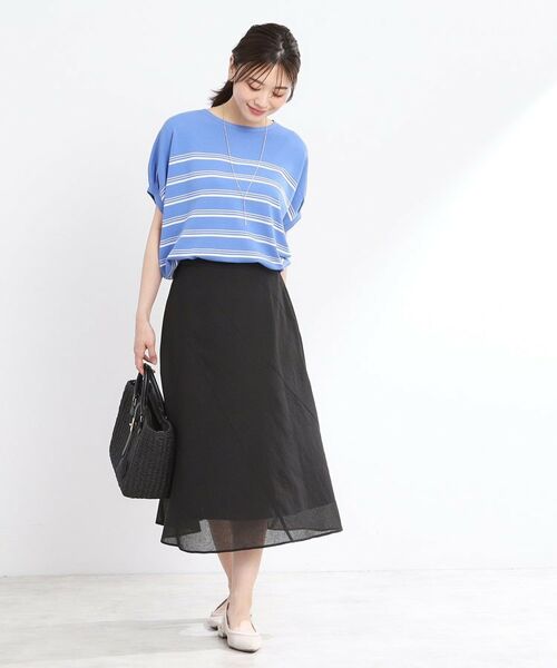 Reflect / リフレクト ニット・セーター | 【WEB先行カラーあり／手洗い可】スレッドボーダーニット | 詳細15