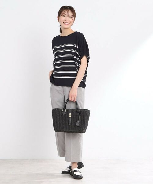 Reflect / リフレクト ニット・セーター | 【WEB先行カラーあり／手洗い可】スレッドボーダーニット | 詳細19