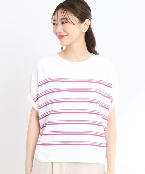 Reflect / リフレクト ニット・セーター | 【WEB先行カラーあり／手洗い可】スレッドボーダーニット | 詳細22