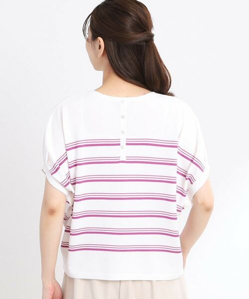 Reflect / リフレクト ニット・セーター | 【WEB先行カラーあり／手洗い可】スレッドボーダーニット | 詳細24