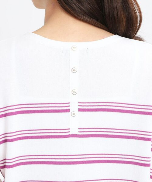 Reflect / リフレクト ニット・セーター | 【WEB先行カラーあり／手洗い可】スレッドボーダーニット | 詳細26