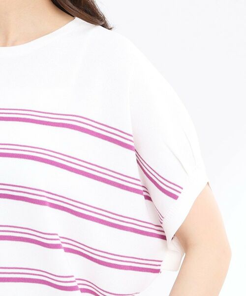 Reflect / リフレクト ニット・セーター | 【WEB先行カラーあり／手洗い可】スレッドボーダーニット | 詳細27