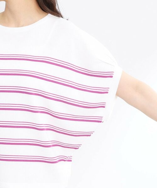 Reflect / リフレクト ニット・セーター | 【WEB先行カラーあり／手洗い可】スレッドボーダーニット | 詳細28