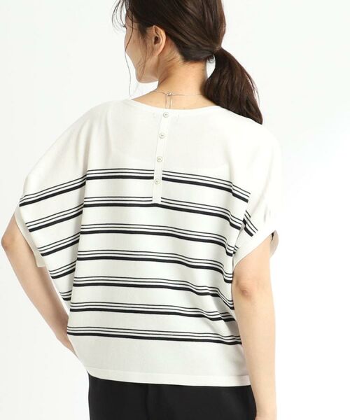 Reflect / リフレクト ニット・セーター | 【WEB先行カラーあり／手洗い可】スレッドボーダーニット | 詳細3