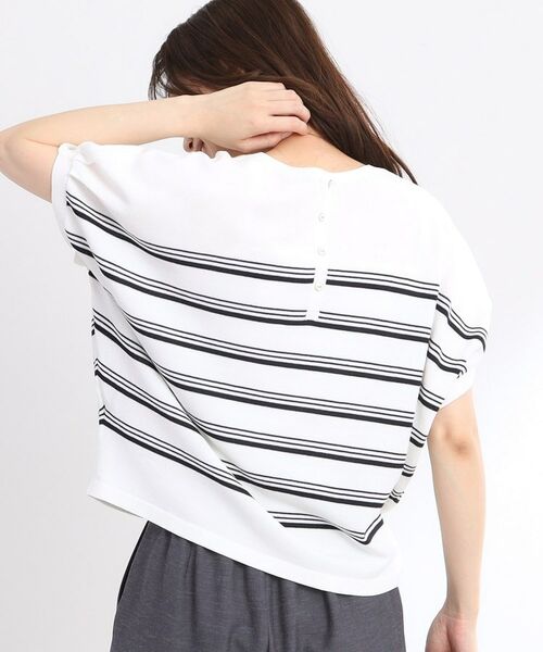 Reflect / リフレクト ニット・セーター | 【WEB先行カラーあり／手洗い可】スレッドボーダーニット | 詳細9