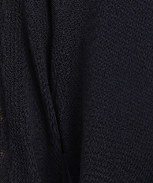 Reflect / リフレクト ニット・セーター | 【WEB先行カラーあり/手洗い可】透かし柄スリーブニット | 詳細17