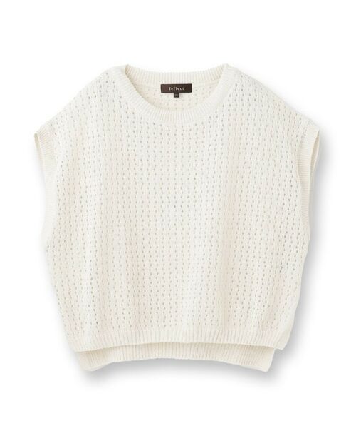 Reflect / リフレクト ニット・セーター | 【手洗い可】メッシュニットベスト | 詳細11