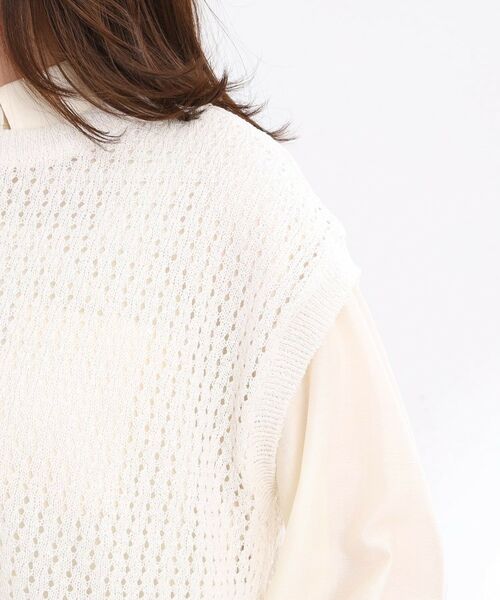 Reflect / リフレクト ニット・セーター | 【手洗い可】メッシュニットベスト | 詳細16