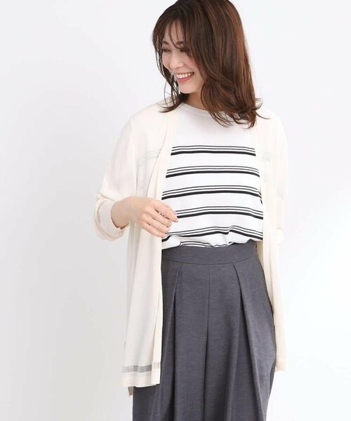 Reflect / リフレクト カーディガン・ボレロ | 【手洗い可】着流しカーディガン | 詳細11