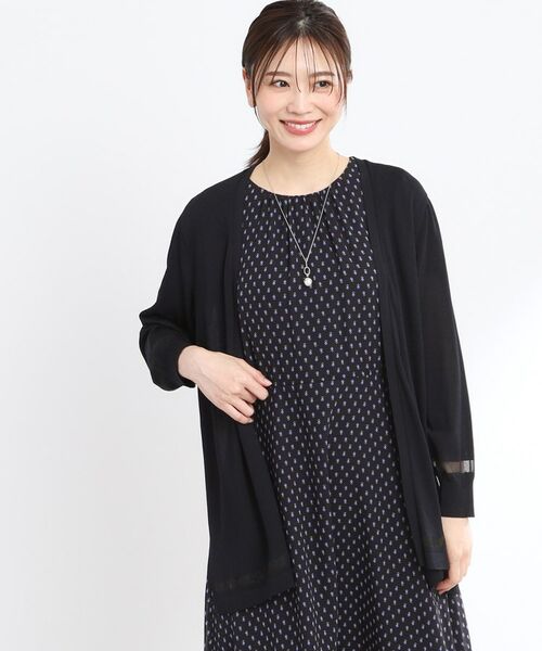 Reflect / リフレクト カーディガン・ボレロ | 【手洗い可】着流しカーディガン | 詳細15