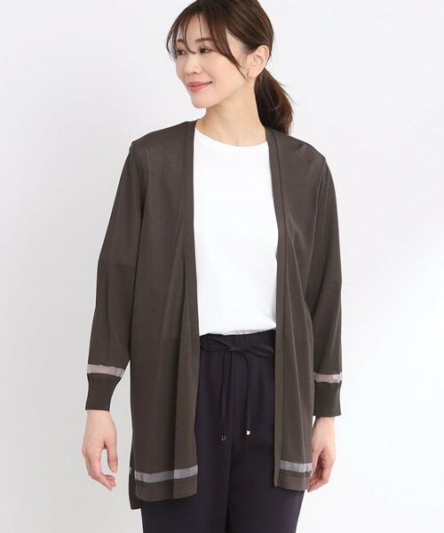 Reflect / リフレクト カーディガン・ボレロ | 【手洗い可】着流しカーディガン | 詳細20