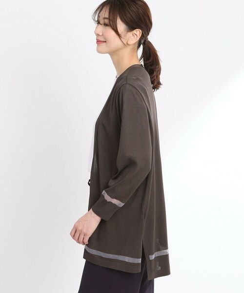 Reflect / リフレクト カーディガン・ボレロ | 【手洗い可】着流しカーディガン | 詳細21
