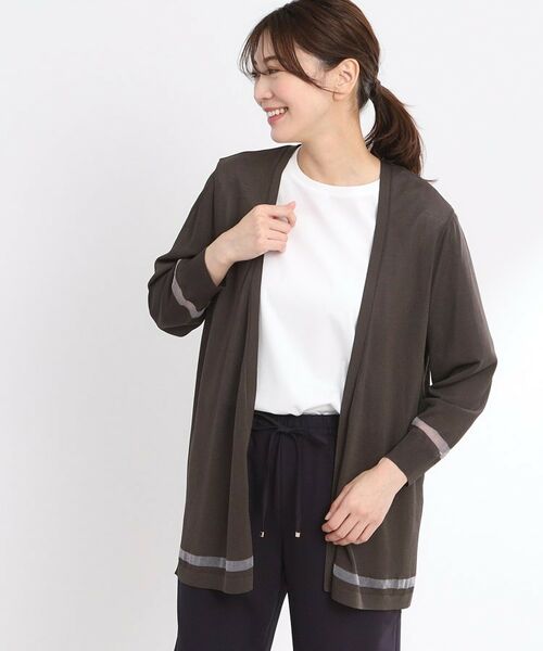 Reflect / リフレクト カーディガン・ボレロ | 【手洗い可】着流しカーディガン | 詳細6