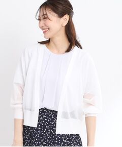 Reflect / リフレクト カーディガン・ボレロ | 【手洗い可】キレイめシアーカーディガン