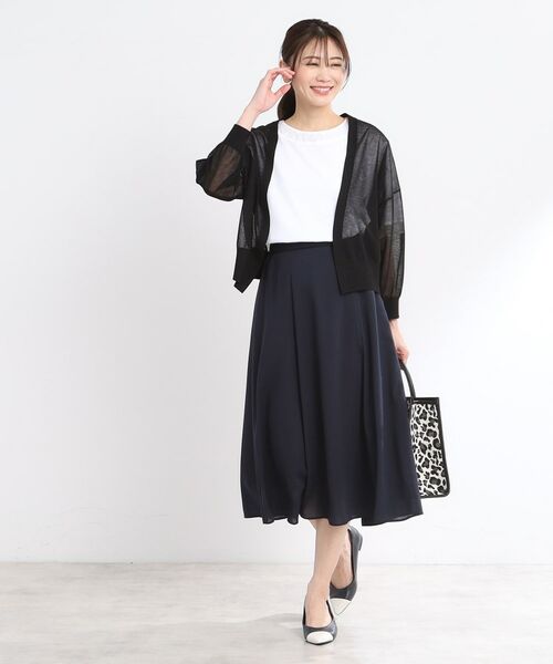 Reflect / リフレクト カーディガン・ボレロ | 【手洗い可】キレイめシアーカーディガン | 詳細11