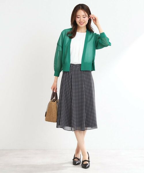 Reflect / リフレクト カーディガン・ボレロ | 【手洗い可】キレイめシアーカーディガン | 詳細24