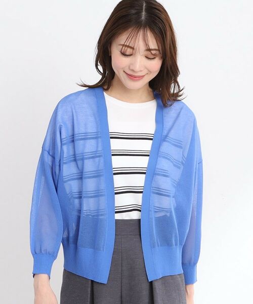 Reflect / リフレクト カーディガン・ボレロ | 【手洗い可】キレイめシアーカーディガン | 詳細27