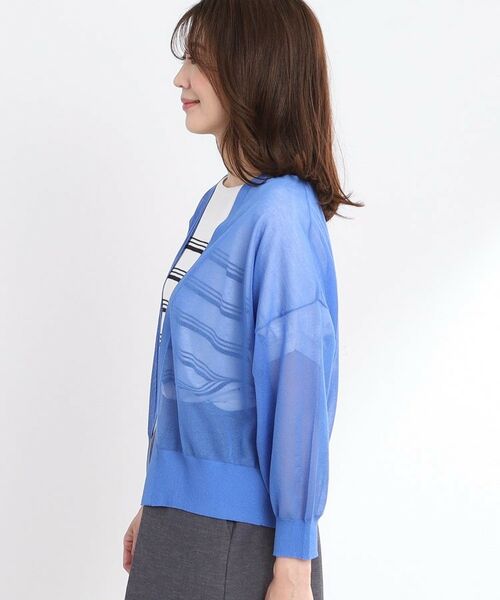 Reflect / リフレクト カーディガン・ボレロ | 【手洗い可】キレイめシアーカーディガン | 詳細28