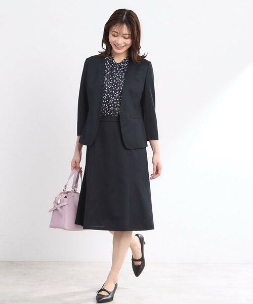 Reflect / リフレクト ノーカラージャケット | 【匠シリーズ/洗える】匠ジャケット/ノーカラー | 詳細13