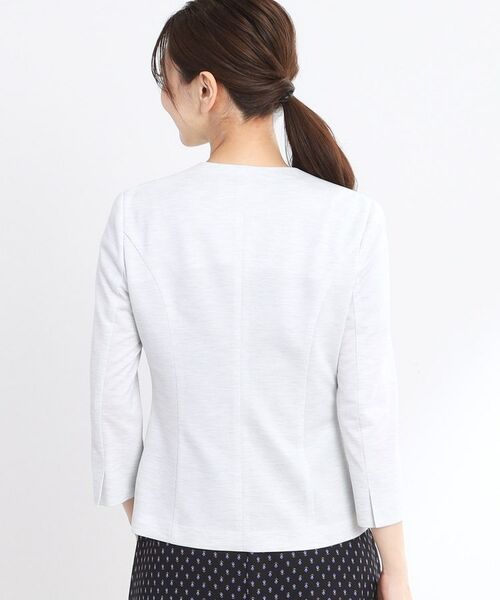 Reflect / リフレクト ノーカラージャケット | 【匠シリーズ/洗える】匠ジャケット/ノーカラー | 詳細18