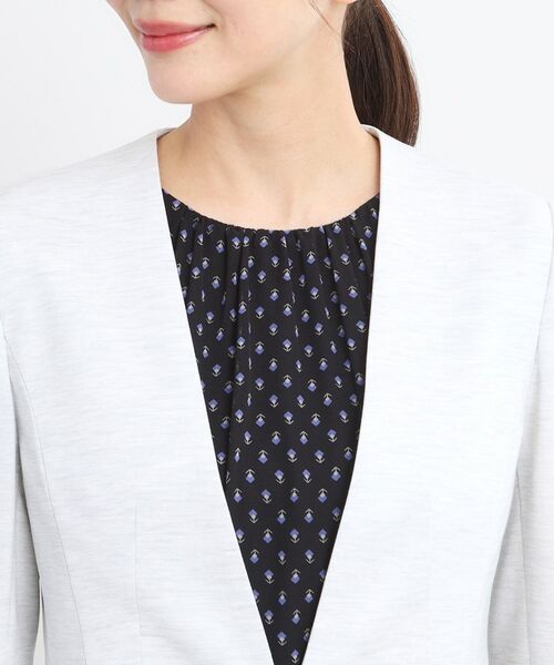 Reflect / リフレクト ノーカラージャケット | 【匠シリーズ/洗える】匠ジャケット/ノーカラー | 詳細19