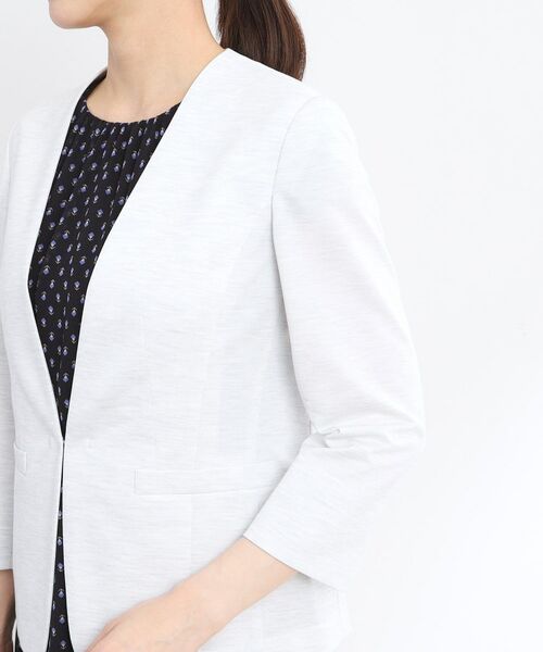 Reflect / リフレクト ノーカラージャケット | 【匠シリーズ/洗える】匠ジャケット/ノーカラー | 詳細20