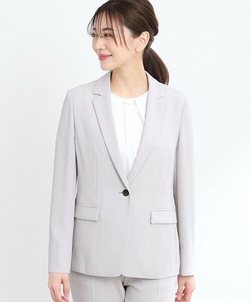 Reflect / リフレクト テーラードジャケット | 【洗える/セットアップ可/通勤におすすめ】ライティジャケット | 詳細12