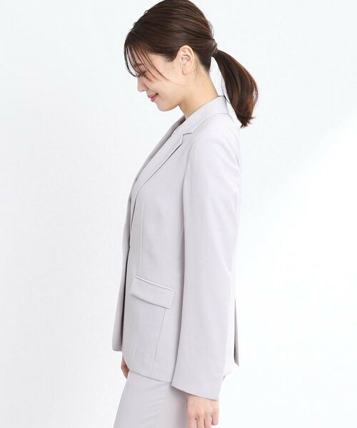 Reflect / リフレクト テーラードジャケット | 【洗える/セットアップ可/通勤におすすめ】ライティジャケット | 詳細13